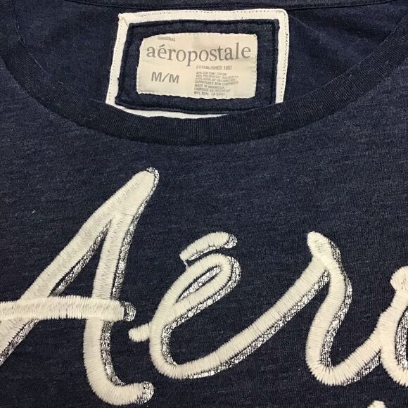 Aeropostale Blue Logo Tee - Picture 2 of 3
